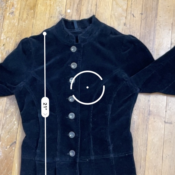 Black Corduroy Jacket- size S - Picture 12 of 14